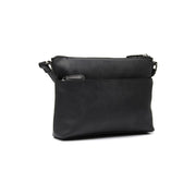 Black Leather Crossbody Bag Durban, detail view 4
