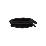 Black Leather Crossbody Bag Ellon, detail view 1