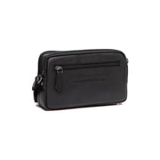 Black Leather Crossbody Bag Ellon, detail view 4