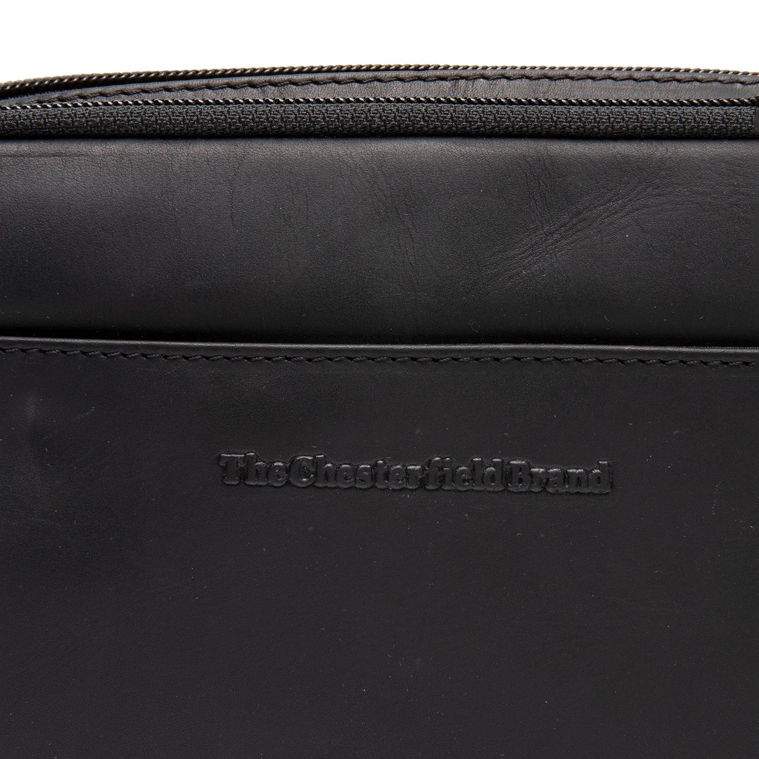 Black Leather Crossbody Bag Ellon, product view 2