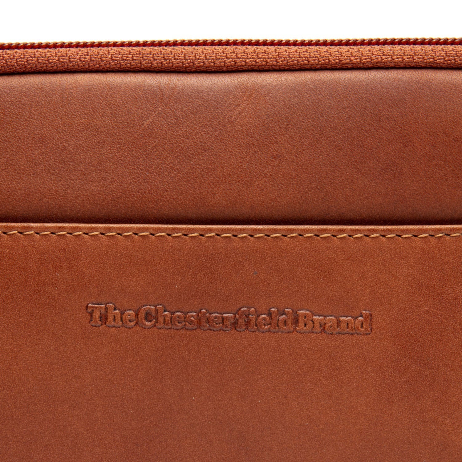 Cognac Leather Crossbody Bag Ellon, product view 2