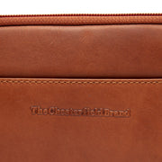 Cognac Leather Crossbody Bag Ellon, product view 2