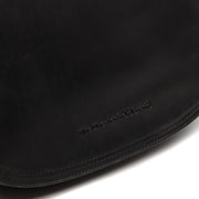 Black Leather Crossbody Bag Everglades, detail view 1