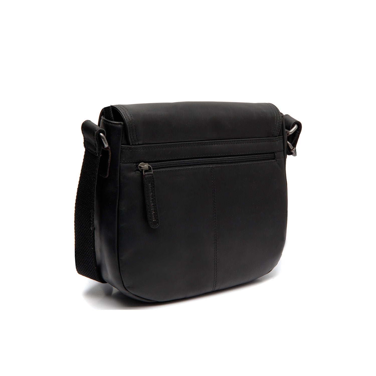 Black Leather Crossbody Bag Everglades, detail view 4