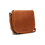 Cognac Leather Crossbody Bag Everglades, front view