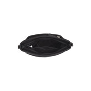 Black Leather Crossbody Bag Fintona, detail view 3