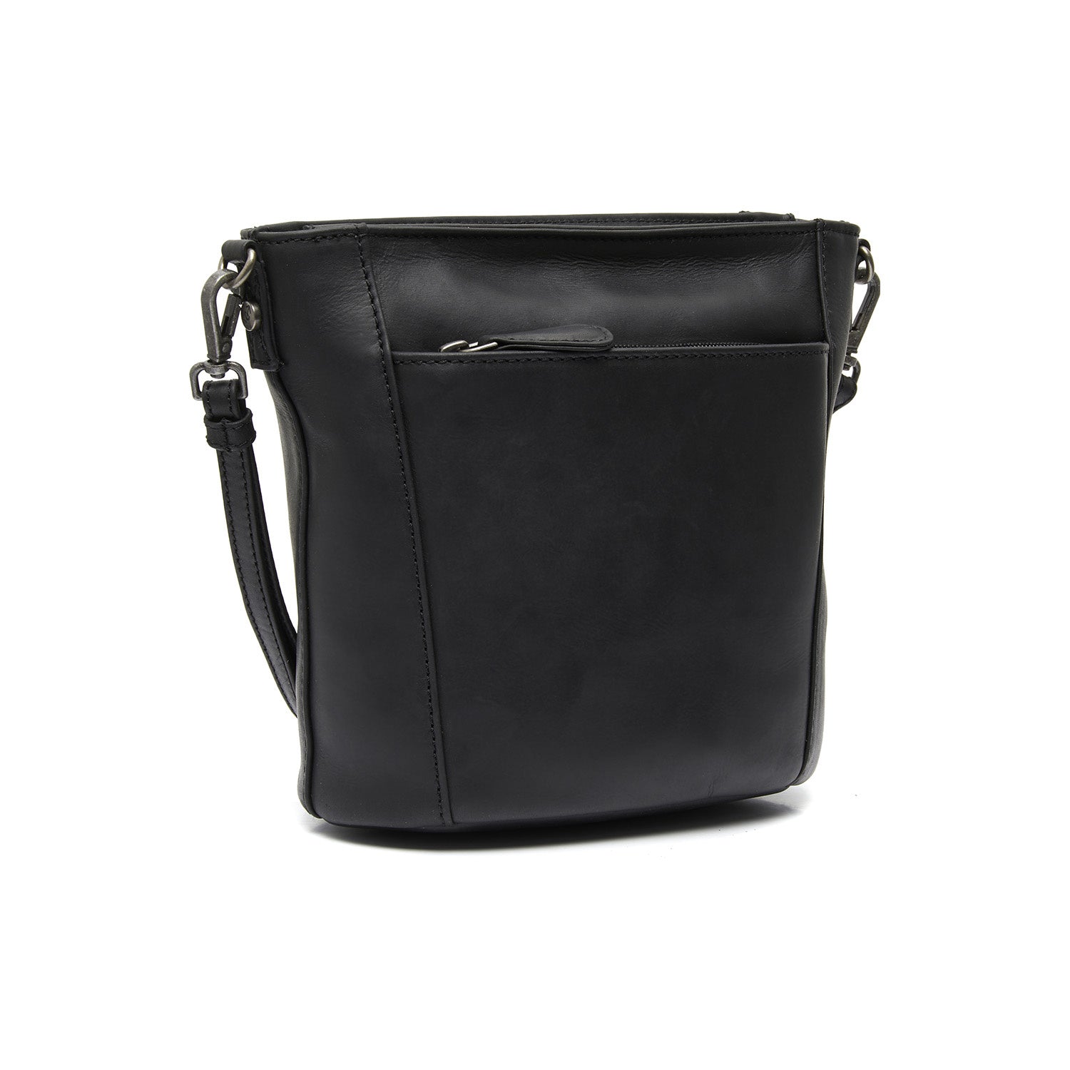 Black Leather Crossbody Bag Fintona, detail view 4