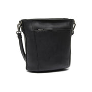 Black Leather Crossbody Bag Fintona, detail view 4