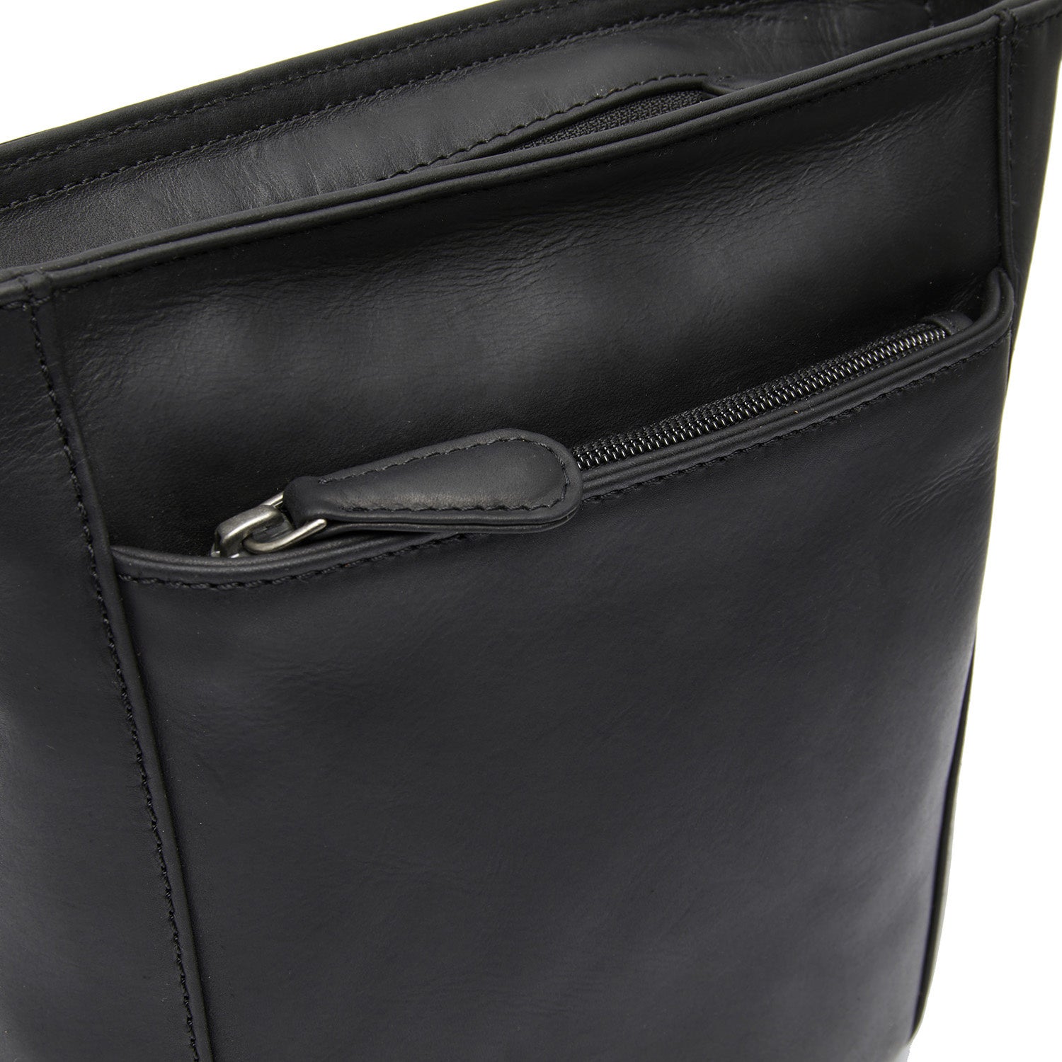 Black Leather Crossbody Bag Fintona, product view 3