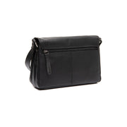Black Leather Crossbody Bag Forano, detail view 4