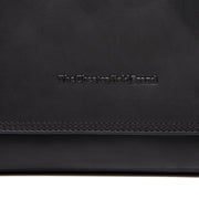 Black Leather Crossbody Bag Forano, product view 2