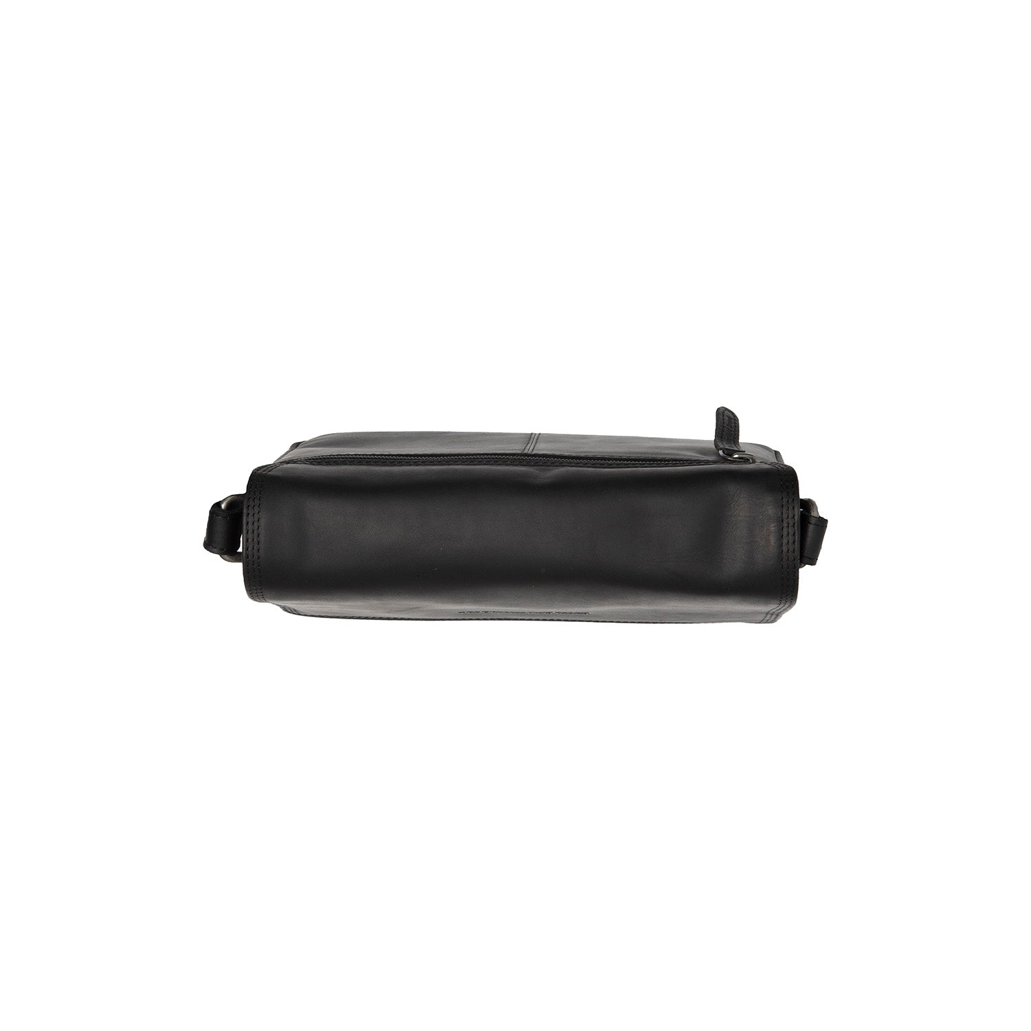 Black Leather Crossbody Bag Forano, product view 3