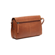 Cognac Leather Crossbody Bag Forano, detail view 5