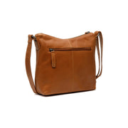 Cognac Leather Crossbody Bag Hailey, detail view 4