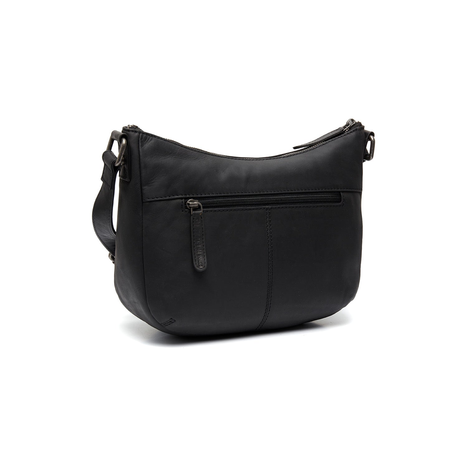 Black Leather Crossbody Bag Henderson, detail view 4