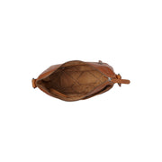 Cognac Leather Crossbody Bag Henderson, detail view 1
