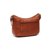 Cognac Leather Crossbody Bag Henderson, detail view 5