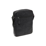 Black Leather Crossbody Bag Laveno, detail view 5