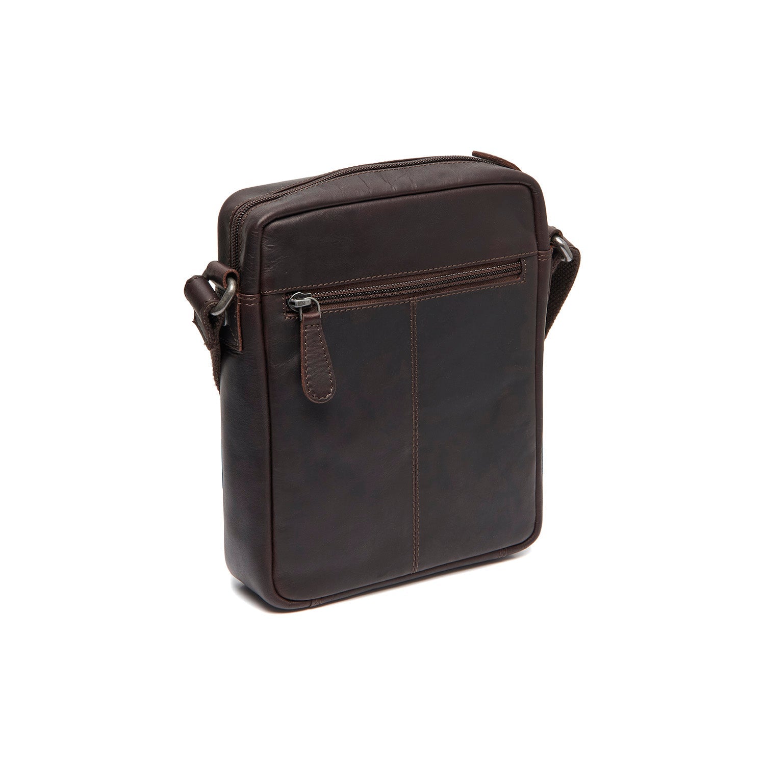 Brown Leather Crossbody Bag Laveno, detail view 5