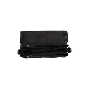 Black Leather Crossbody Bag Laverton, detail view 1