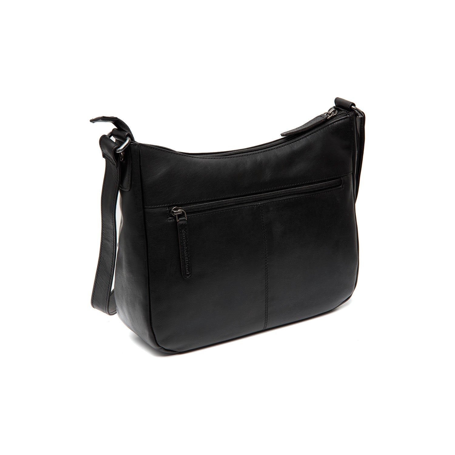 Black Leather Crossbody Bag Loraine, detail view 4