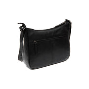 Black Leather Crossbody Bag Loraine, detail view 4