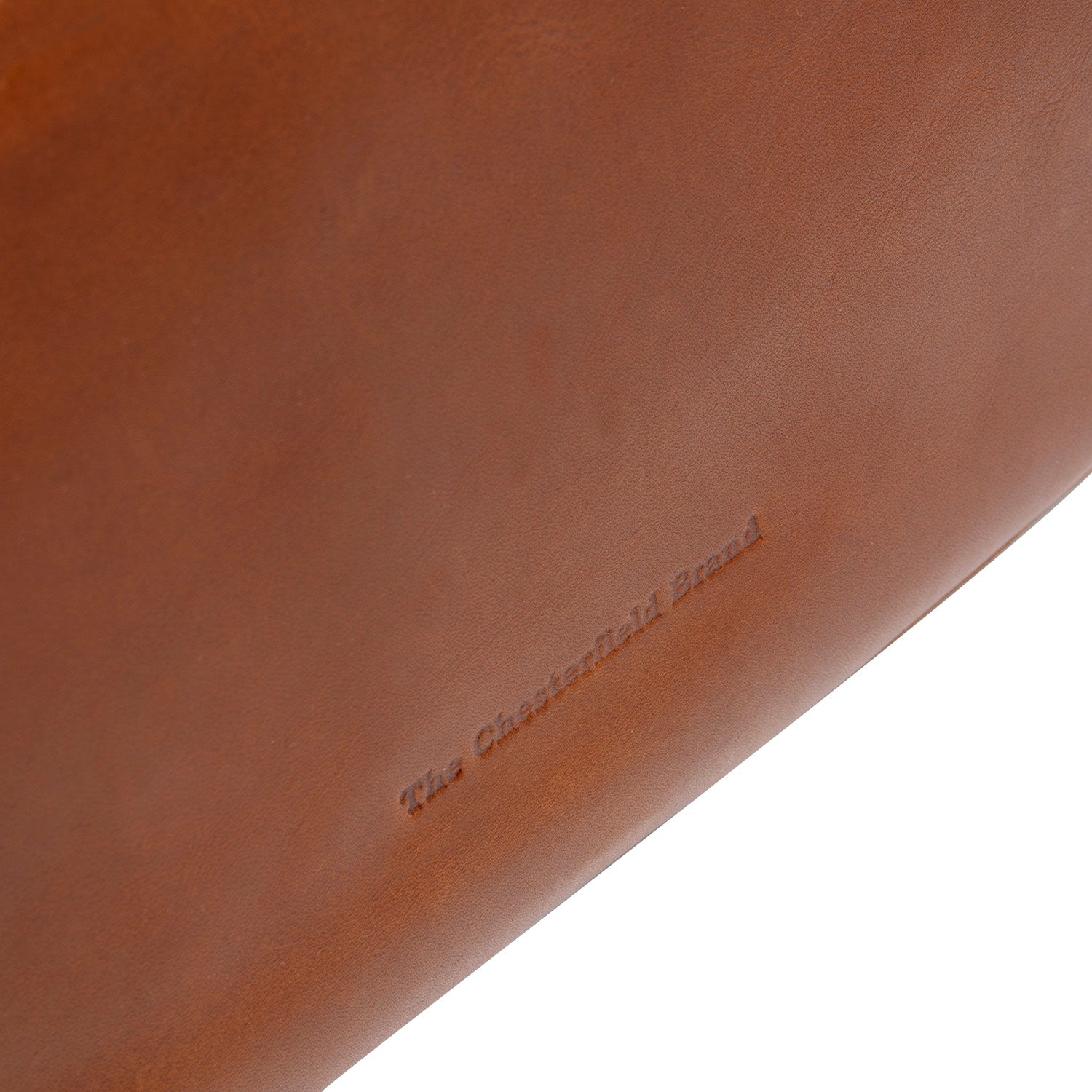 Cognac Leather Crossbody Bag Loraine, detail view 3
