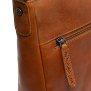 Cognac Leather Crossbody Bag Loraine, product view 2