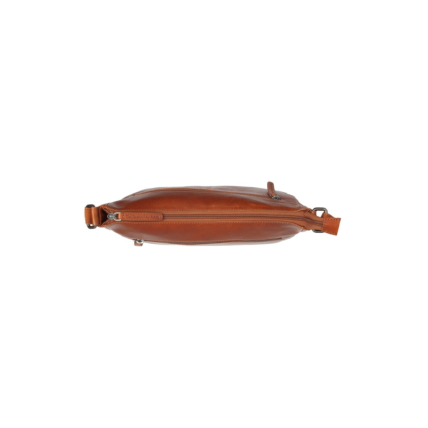 Cognac Leather Crossbody Bag Loraine, product view 3