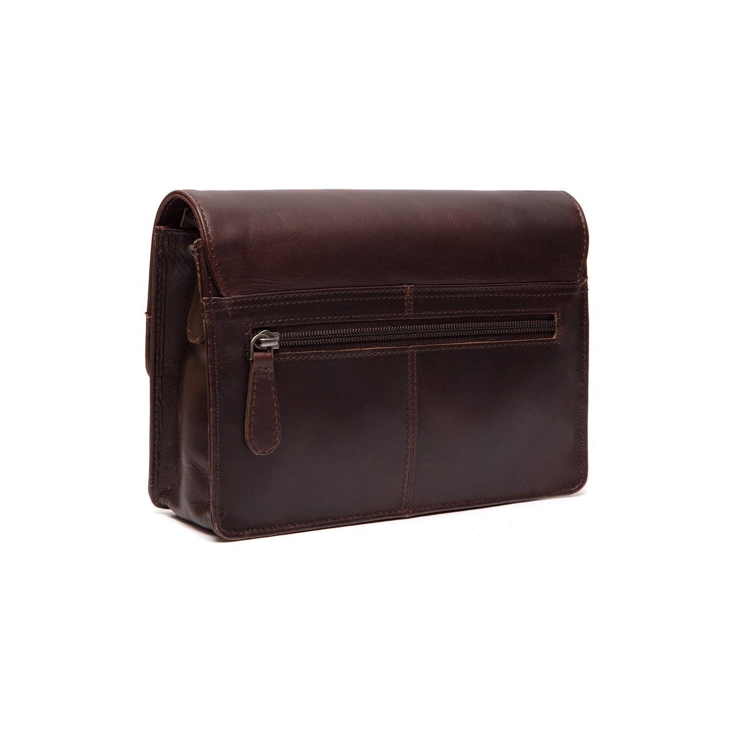 Brown Leather Crossbody Bag Lucca, detail view 4