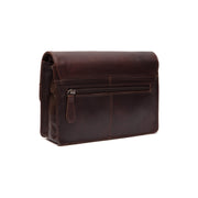 Brown Leather Crossbody Bag Lucca, detail view 4