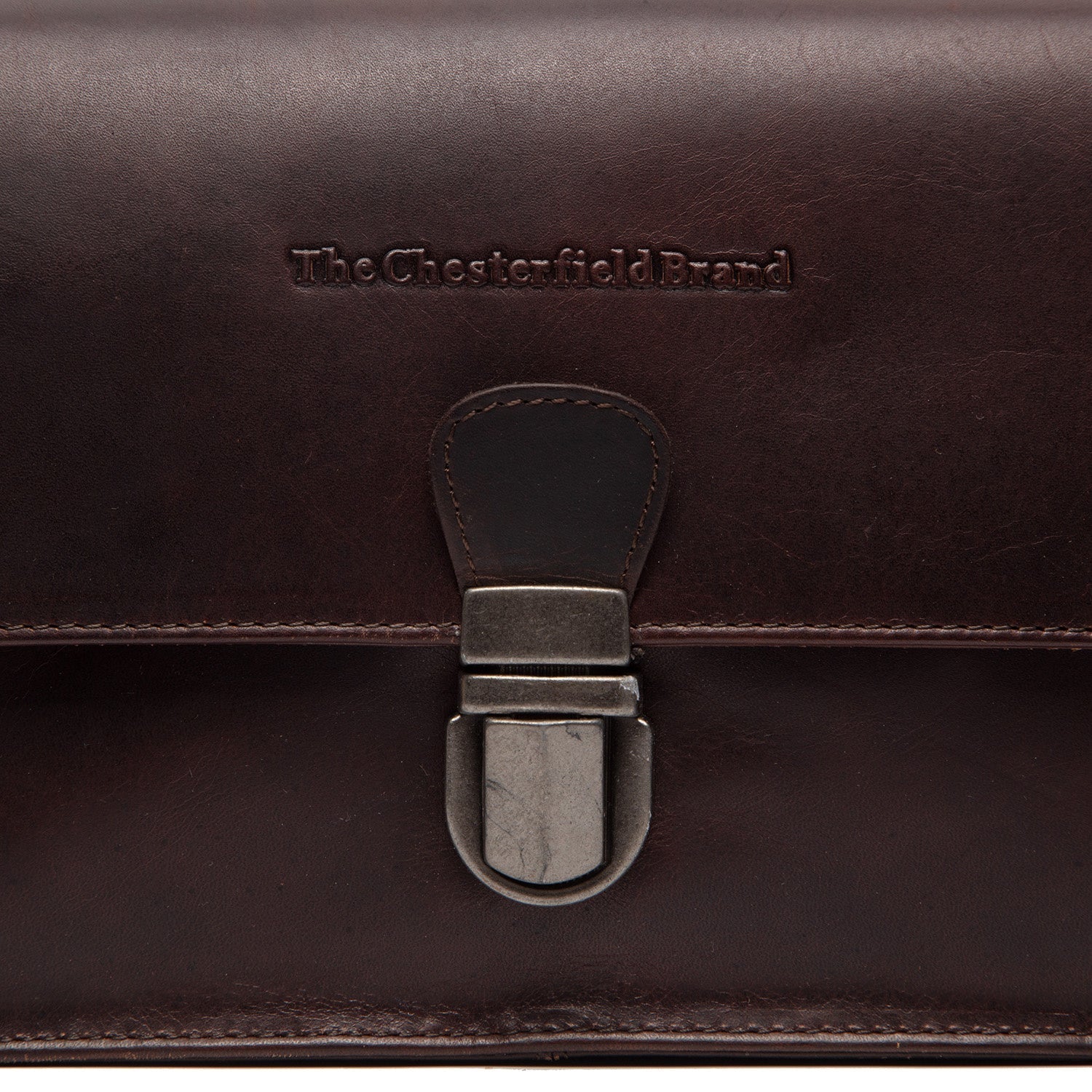 Brown Leather Crossbody Bag Lucca, product view 3