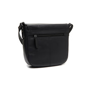 Black Leather Crossbody Bag Lucian, detail view 4