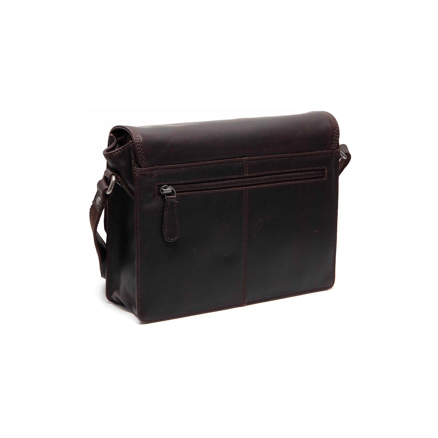 Brown Leather Crossbody Bag Lunor, detail view 4