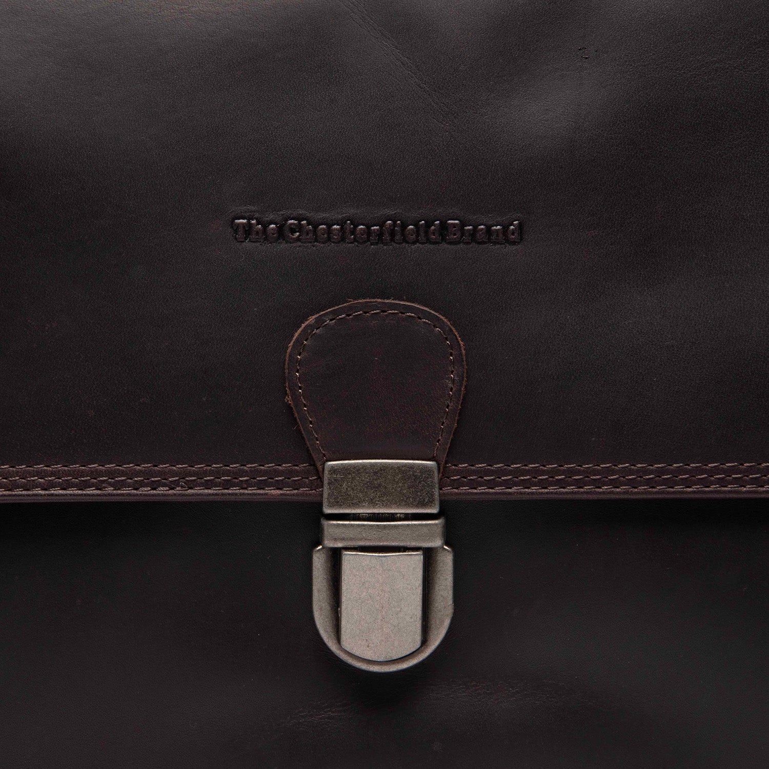 Brown Leather Crossbody Bag Lunor, product view 2