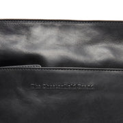 Black Leather Crossbody Bag Lunton, product view 2