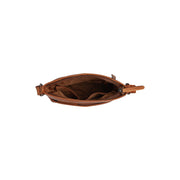 Cognac Leather Crossbody Bag Lunton, detail view 3