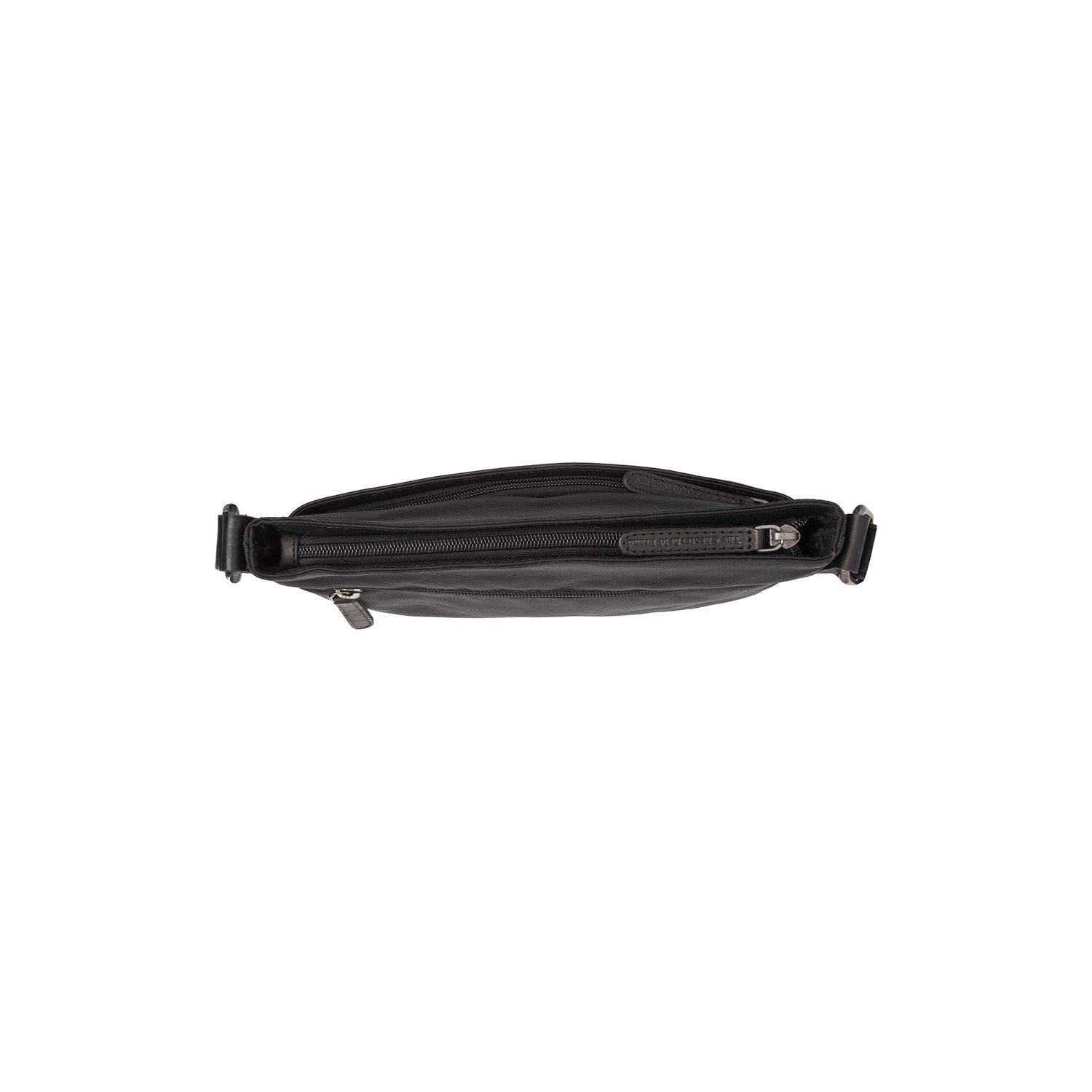 Black Leather Crossbody Bag Malmo, product view 3