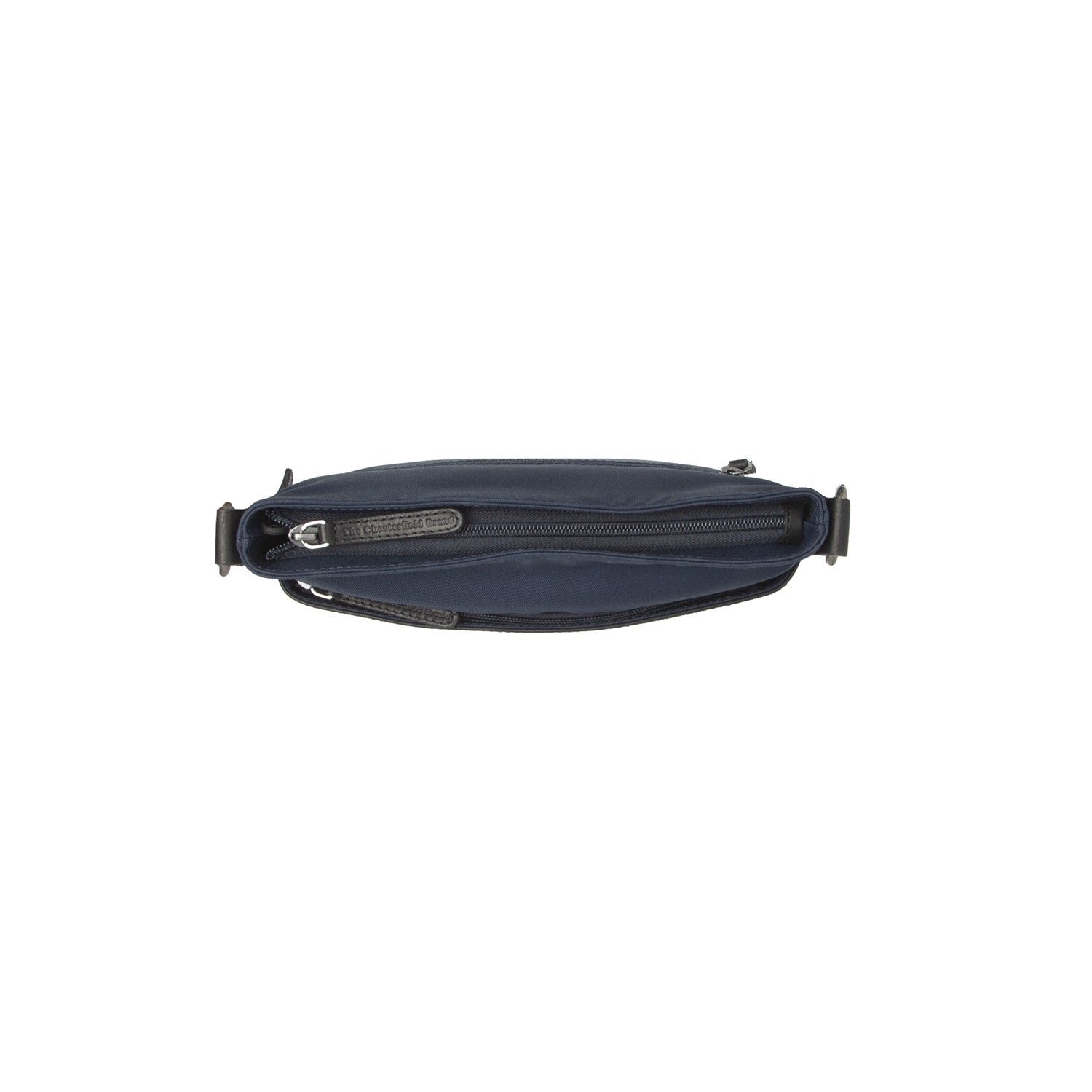 Navy Leather Crossbody Bag Malmo, product view 3