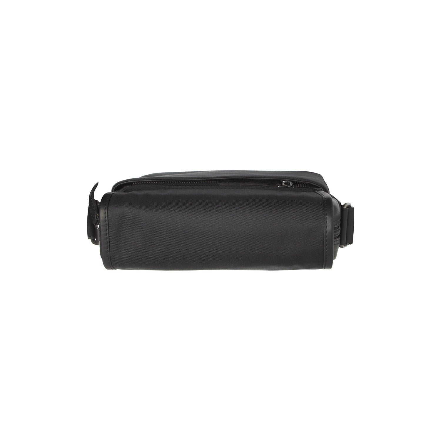 Black Leather Crossbody Bag Mikeli, product view 3