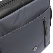 Light Grey Leather Crossbody Bag Mikeli, detail view 4