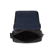 Navy Leather Crossbody Bag Mikeli, detail view 1