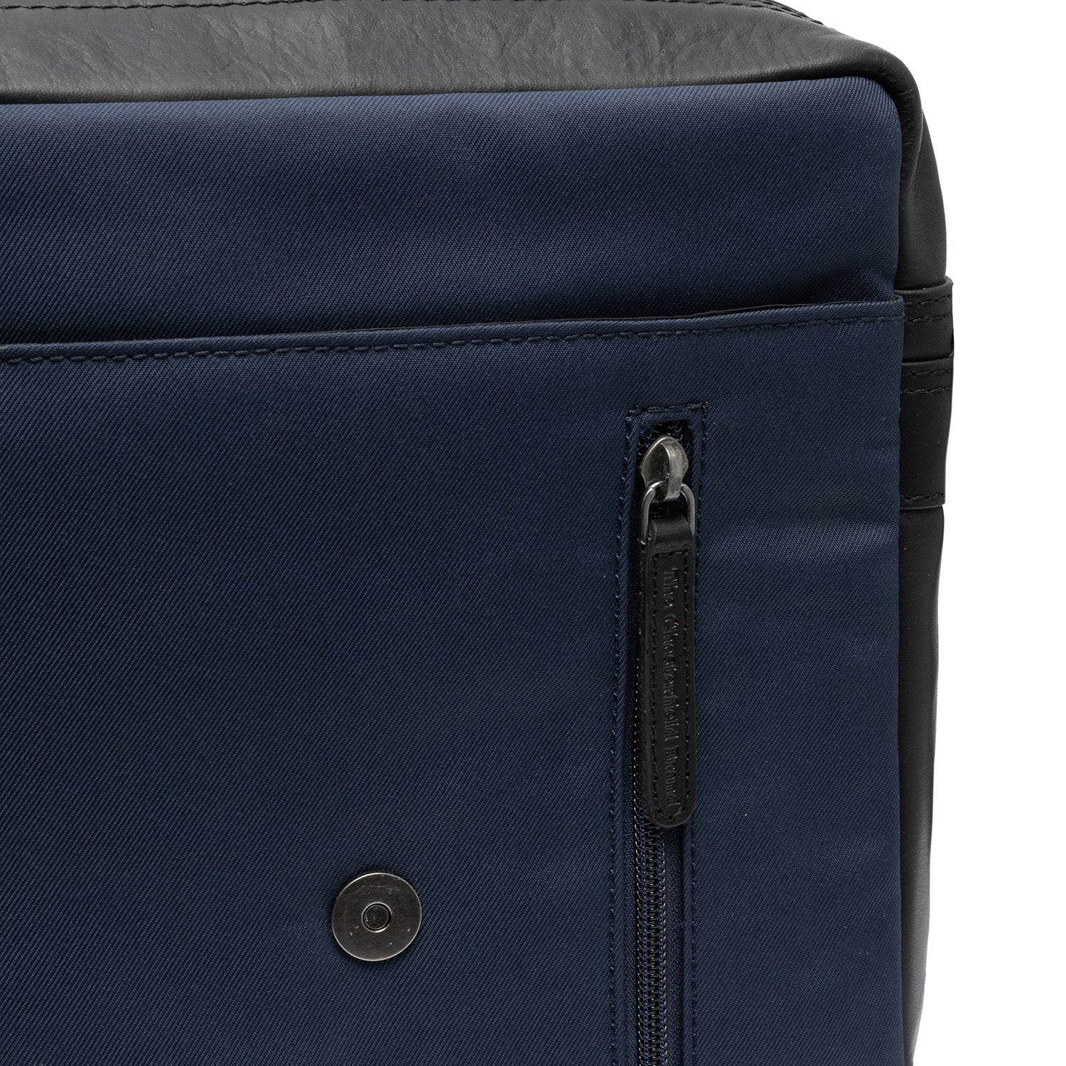 Navy Leather Crossbody Bag Mikeli, detail view 3