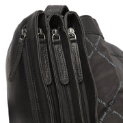 Black Leather Crossbody Bag Millie, product view 3