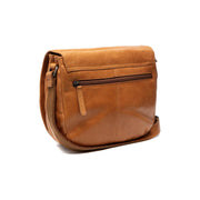 Cognac Leather Crossbody Bag Millie, detail view 3