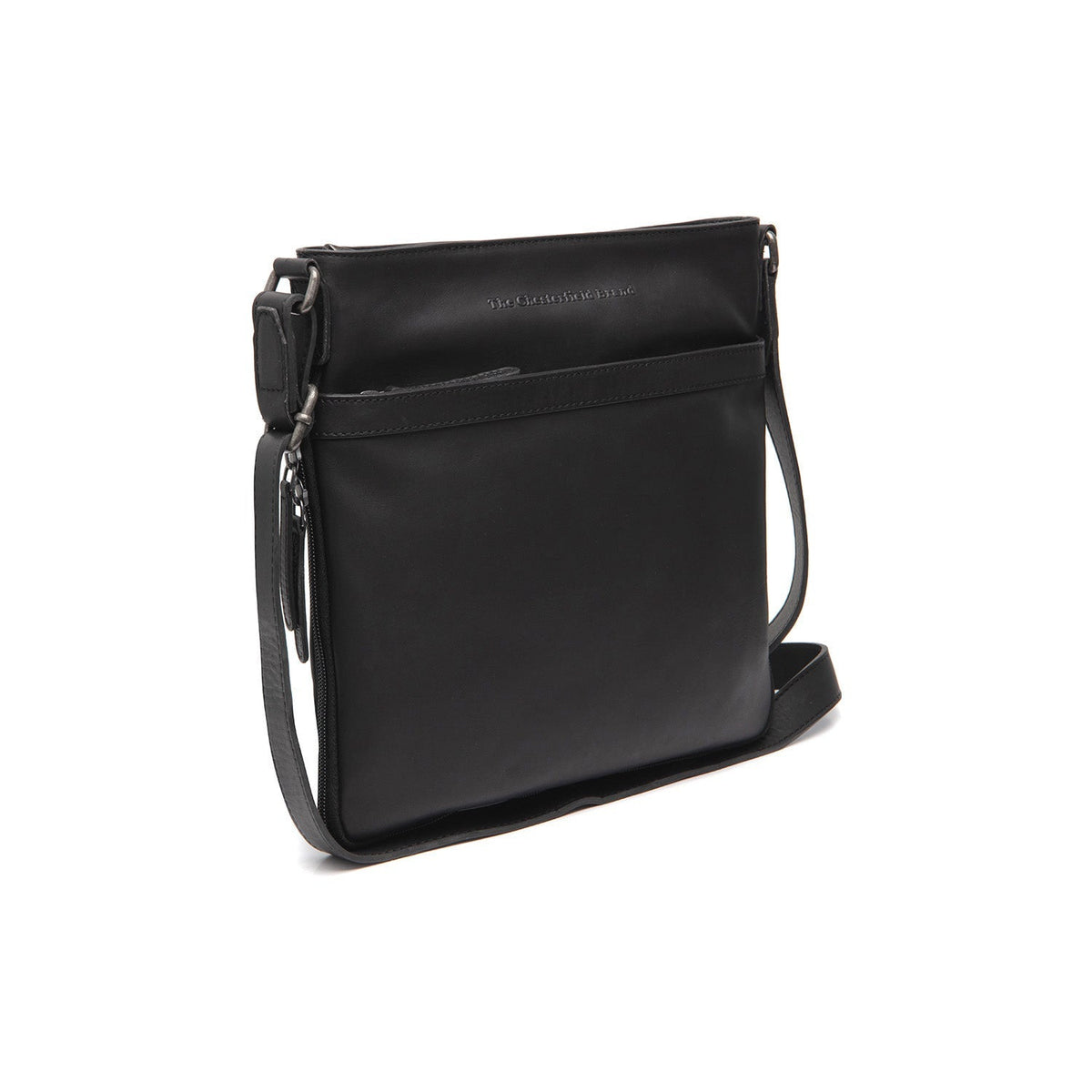 Mirea Full-Grain Leather Crossbody Bag in Classic 100% Full-Grain Leather - Full Exterior Front Profile View