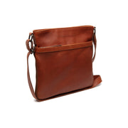 Cognac Leather Crossbody Bag Mirea, front view