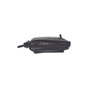 Black Leather Crossbody Bag Montira, detail view 3