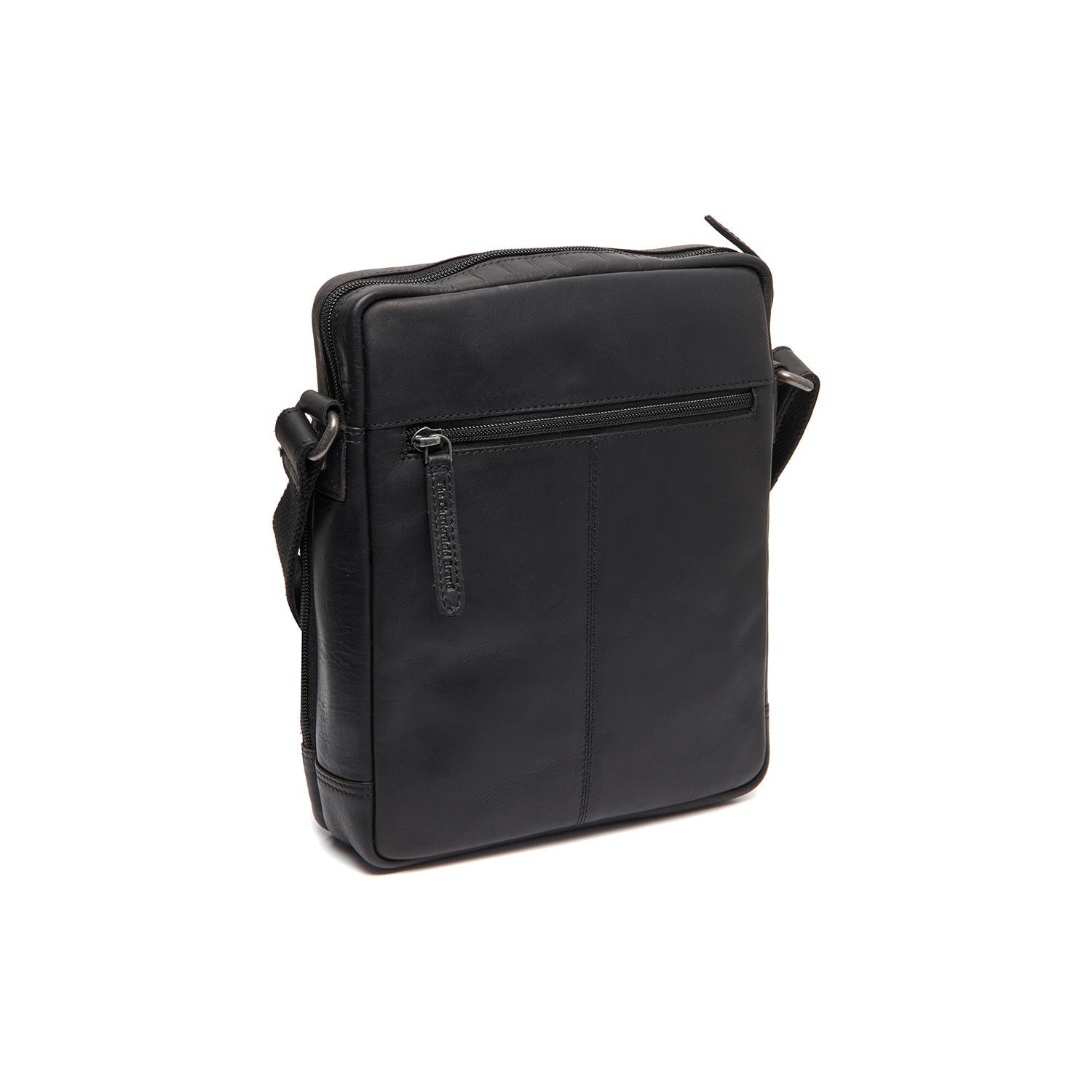 Black Leather Crossbody Bag Montira, detail view 5