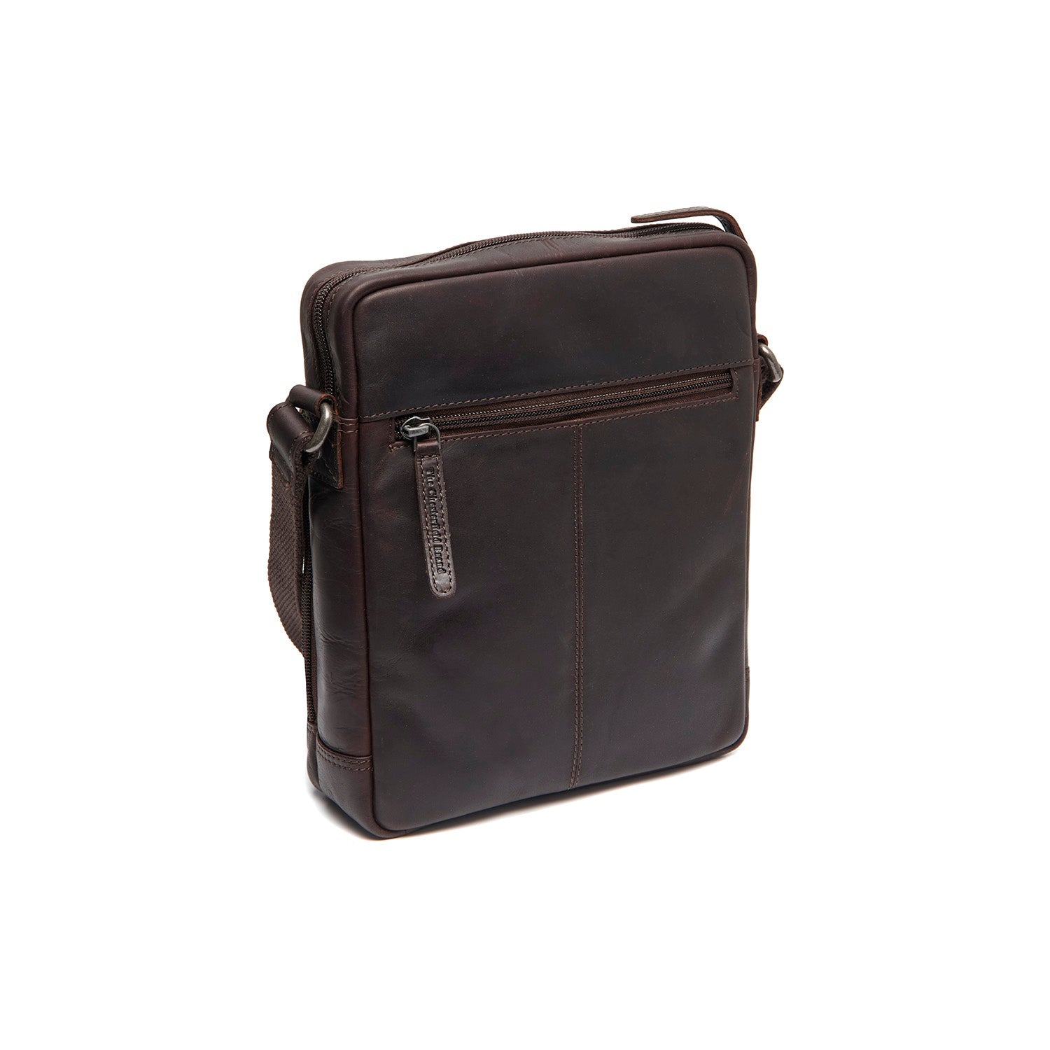 Brown Leather Crossbody Bag Montira, detail view 5